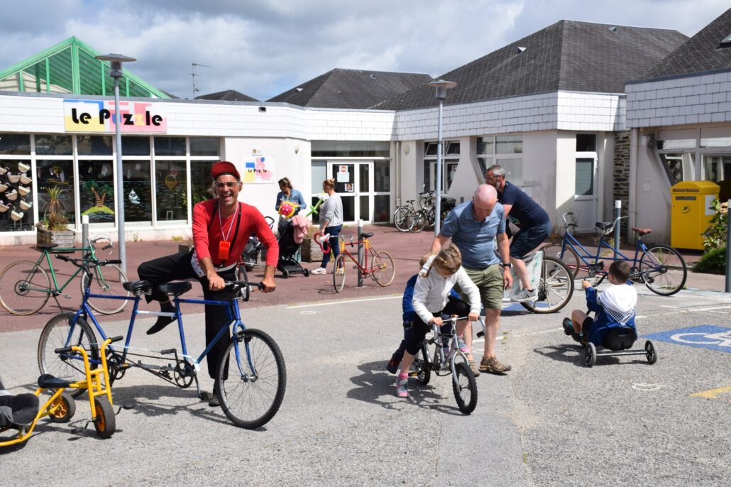Animation vélos rigolo pour évènements, fêtes local, mairie