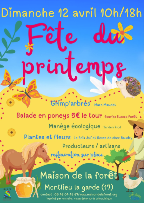 Manége écocitoyen à la fête du printemps montlieu lagarde