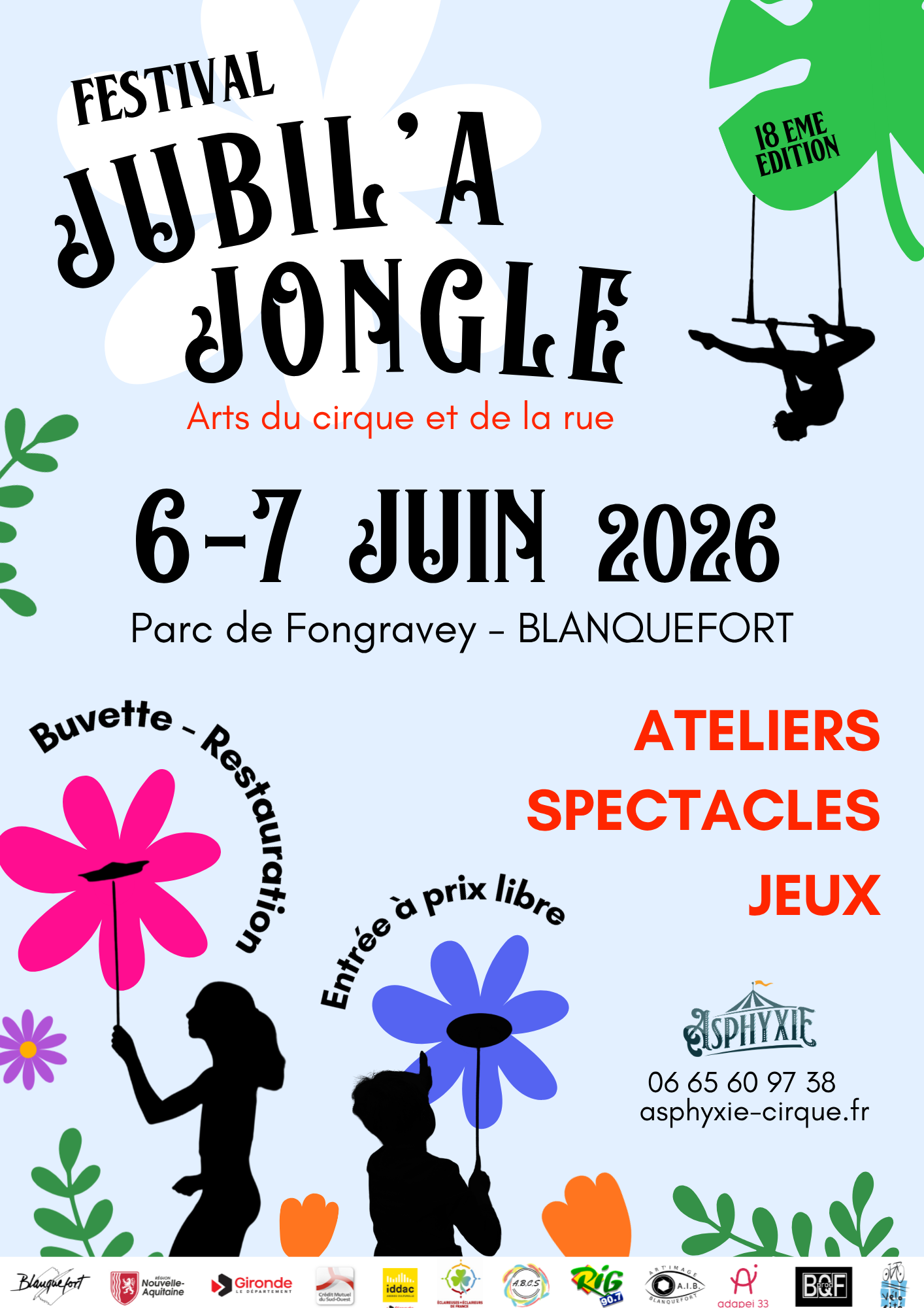 Festival Jubil'a Jongle Manège Écocitoyen Blanquefort Gironde 2026