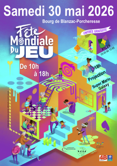 Animation Vélos Rigolos Fête Mondiale du Jeu Blanzac-Porcheresse 20226