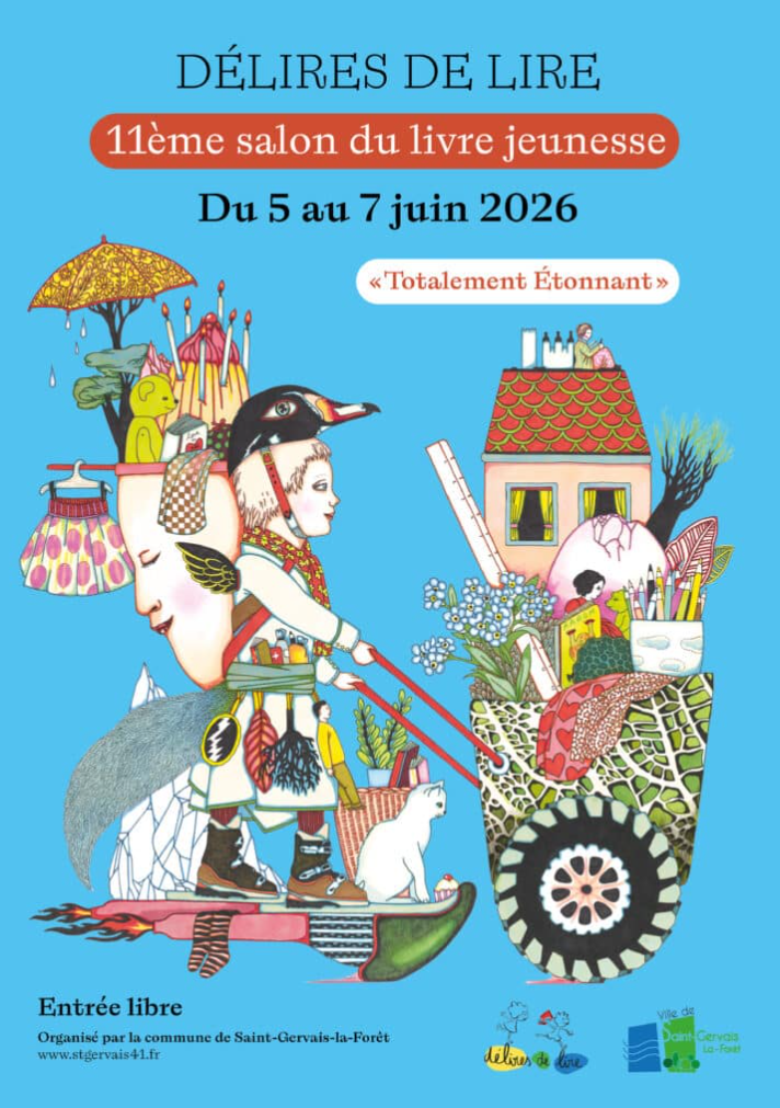 Salon livre jeunesse Délires de Lire Saint-Gervais-la-Forêt Loir-et-Cher 2026