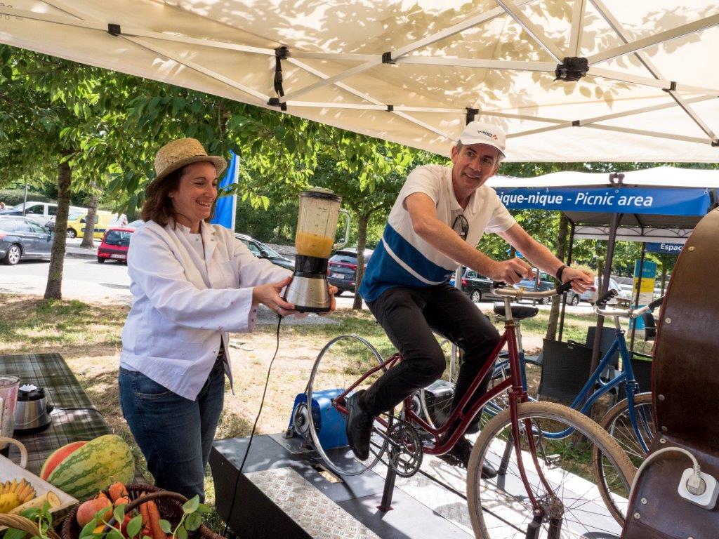 Animation Energy Bikes Smoothies Fête de la Graine à la Soupe Saint-Flour Cantal